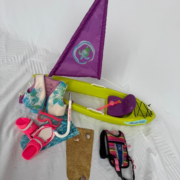 American Girl Doll Kayak and Snorkel Playsets - Picture 2 of 2